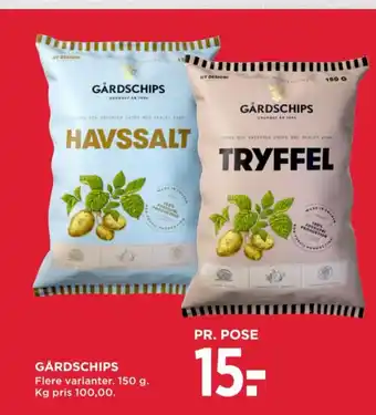 MENY Gårdschips tilbud