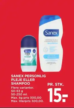 MENY Sanex personlig pleje eller shampoo tilbud