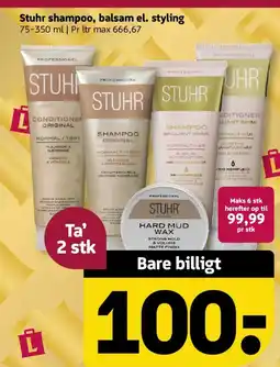 Løvbjerg Stuhr shampoo, balsam el. styling tilbud