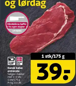 Løvbjerg Dansk kalve entrecote tilbud