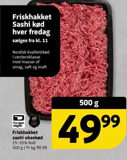 Løvbjerg Friskhakket sashi oksekød tilbud