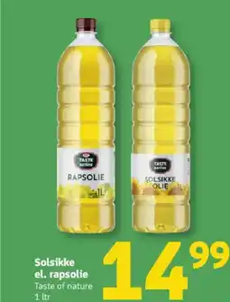 Løvbjerg Solsikke el. rapsolie tilbud