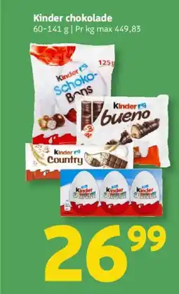 Løvbjerg Kinder chokolade tilbud