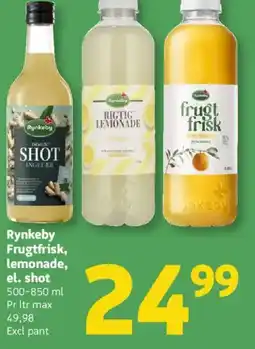 Løvbjerg Rynkeby Frugtfrisk, lemonade, tilbud