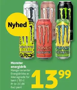 Løvbjerg Monster energidrik tilbud