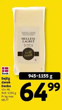 Løvbjerg dansk Danbo tilbud