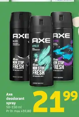 Løvbjerg Axe deodorant spray tilbud