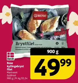 Løvbjerg Dansk Rose kyllingebryst filet tilbud