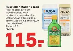 SPAR Husk eller Möller’s Tran tilbud
