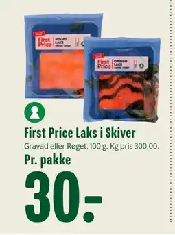 Min Købmand First Price Laks i Skiver tilbud