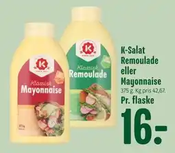 Min Købmand K-Salat Remoulade eller Mayonnaise tilbud