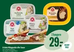Min Købmand K-Salat Pålægssalat eller Sauce tilbud