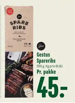 Min Købmand Gestus Spareribs tilbud