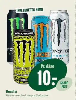 Min Købmand Monster tilbud