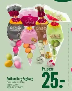Min Købmand Anthon Berg Fugleæg tilbud