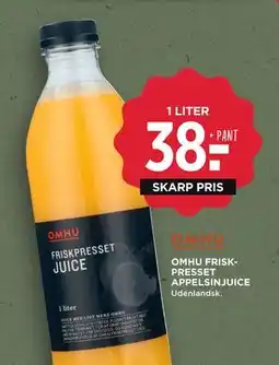 MENY OMHU FRISKPRESSET APPELSINJUICE tilbud