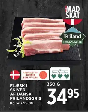 MENY FLÆSK I SKIVER AF DANSK FRILANDSGRIS tilbud
