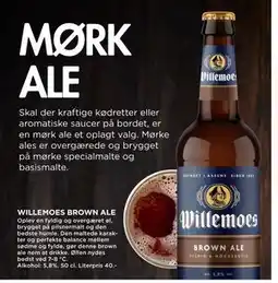 MENY WILLEMOES BROWN ALE tilbud