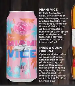 MENY MIAMI VICE tilbud