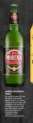 MENY BIRRA MORENA ORO tilbud