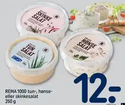 REMA 1000 REMA 1000 tun-, hønse- eller skinkesalat 250 g tilbud