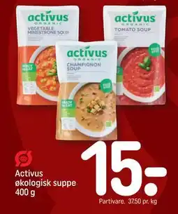 REMA 1000 Activus økologisk suppe 400 g tilbud