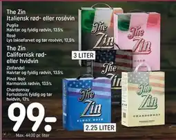 REMA 1000 The Zin Italiensk rød- eller rosévin tilbud