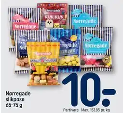 REMA 1000 Nørregade slikpose 65-75 g tilbud