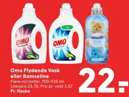 SPAR Omo Flydende Vask eller Bamseline tilbud