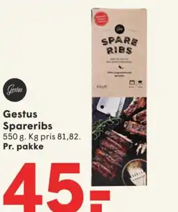 SPAR Gestus Spareribs tilbud