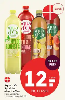 SPAR Aqua d'Or Sparkles eller Ice Tea tilbud