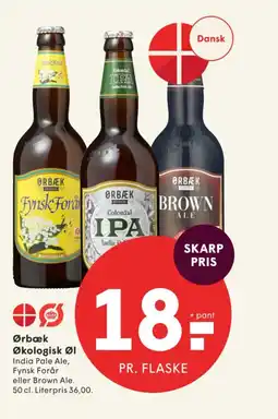 SPAR Ørbæk Økologisk Øl tilbud