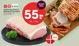 SPAR Flæskesteg af Dansk Økologisk Frilandsgris tilbud