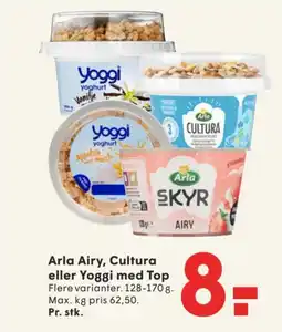 SPAR Arla Airy, Cultura eller Yoggi med Top tilbud