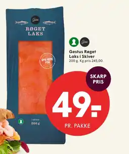 SPAR Gestus Røget Laks i Skiver tilbud