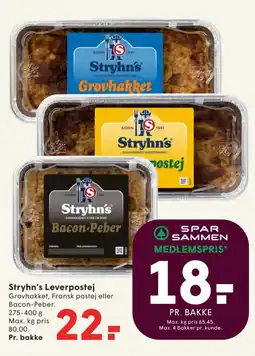 SPAR Stryhn's Leverpostej tilbud