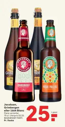 SPAR Jacobsen, Grimbergen eller 1664 Blanc tilbud