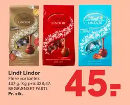 SPAR Lindt Lindor tilbud