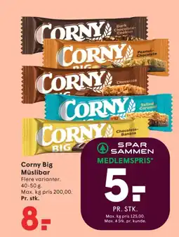SPAR Corny Big Müslibar tilbud
