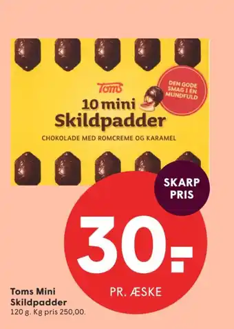 SPAR Toms Mini Skildpadder tilbud