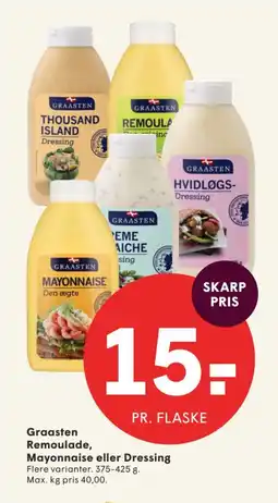 SPAR Graasten Remoulade, Mayonnaise eller Dressing tilbud