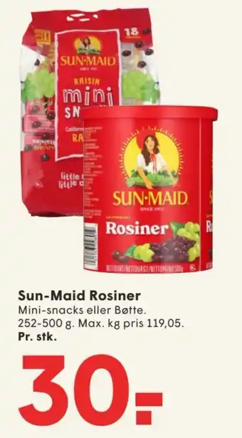 SPAR Sun-Maid Rosiner tilbud