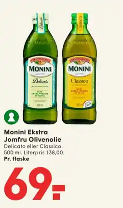 SPAR Monini Ekstra Jomfru Olivenolie tilbud