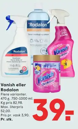 SPAR Vanish eller Rodalon tilbud