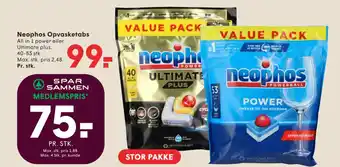 SPAR Neophos Opvasketabs tilbud