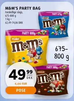 Scandinavian Park M&M'S Party bag tilbud