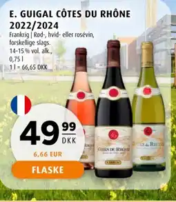 Scandinavian Park E. Guigal Côtes du rhône 2022/2024 tilbud