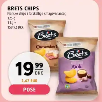 Scandinavian Park Brets chips tilbud