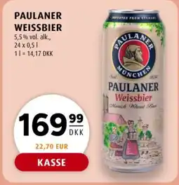 Scandinavian Park PAULANER Weissbier tilbud