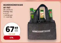 Scandinavian Park Mandehåndtaske af filt tilbud